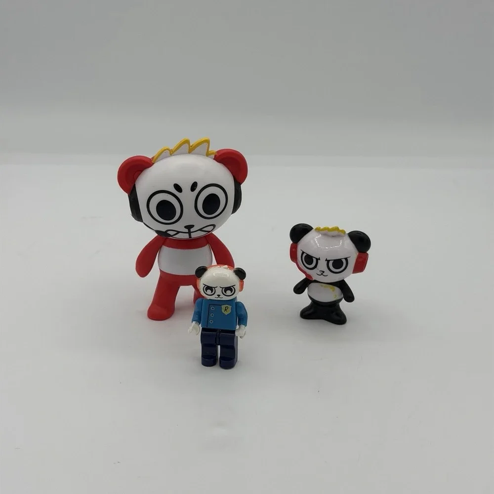 Ryan's World Toy Figures Lot of 3 Mini Collectible Toy / Cake Topper Kids Gift